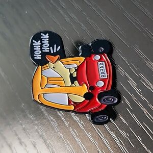 Goose in Little Tikes Car Enamel Pin